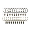 DODXIAOBEUL Curtain Clips with Rings 3 inch Interior Diameter,Easy to