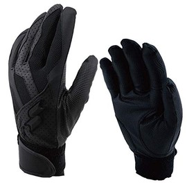 SSK bg3014wf 90 Batting Gloves, For High School Students, Ambidextrous, Black, S