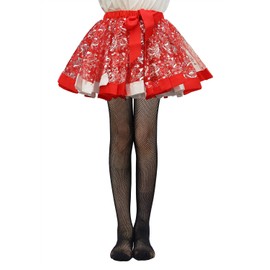 FANCAME Kids Sparkle Fishnet Stockings, Rhinestone Hollow out Pantyhose Bling Mesh Tights (US, Age, 6 Years, 16 Years, Small Fishnet-Black)