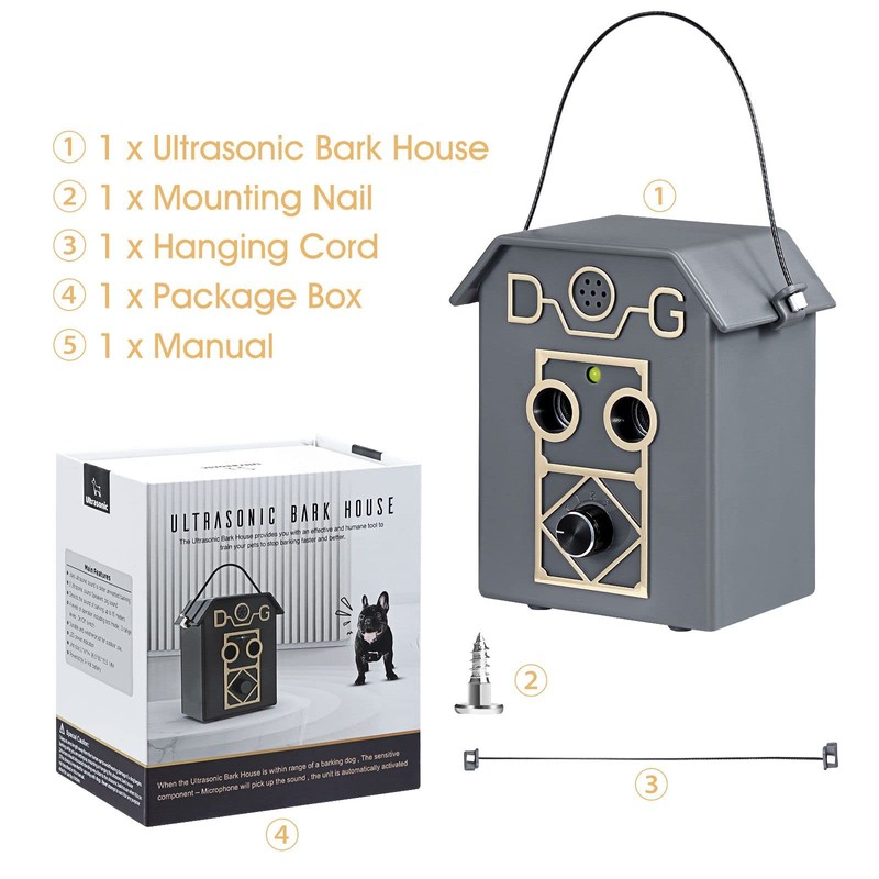 Pet Scene Dog Anti Barking Device Stopper Clicker Ultrasonic Stop