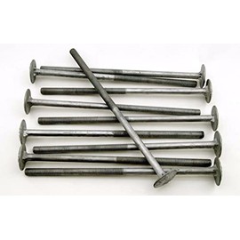 (10 pcs) Dome Head Timber Bolt 1/2-13 x 12 Hot Dip Galvanized 307A