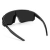 LVIOE Sports Sunglasses Oversized Wraparound Frame Wind and Sand UV400