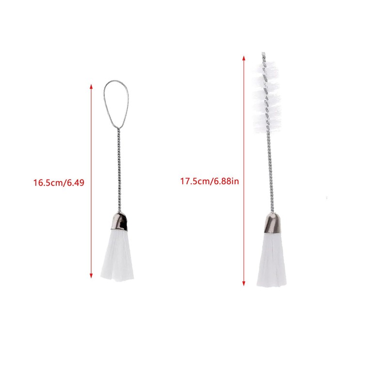 ArrErr 8 Pack Sewing Machine Cleaning Brushes with Nylon Bristles