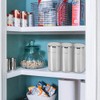AUNMAS Tea Tin Canister, Stainless Steel Coffee Sugar Storage Container