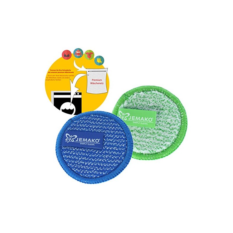 Jemako Duopads Mini Set of 2 Cleaning Pads Green and