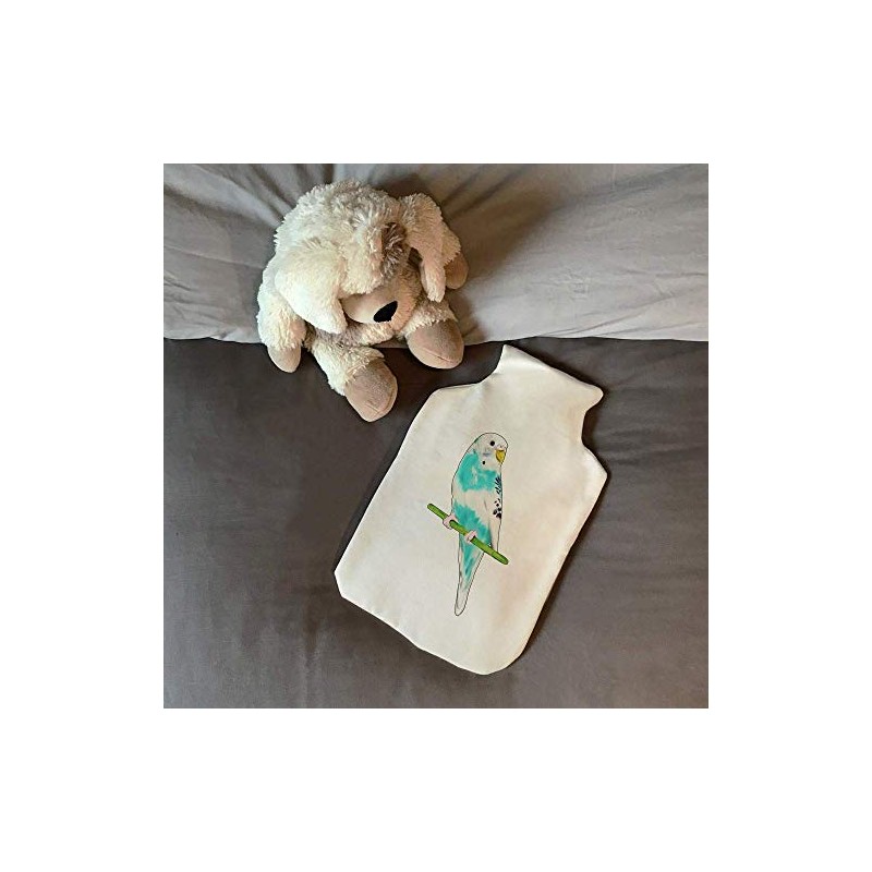'Blue Budgie' Hot Water Bottle Cover (HW00008434)