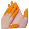 IWOWHERO Disposable Thickened Latex Protective Covers Skid Fingertip Guards S