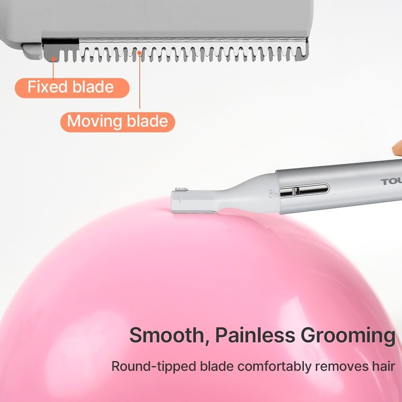 TOUCHBeauty AG-1658Y Recortador de Cejas y Vello Facial de Precisión