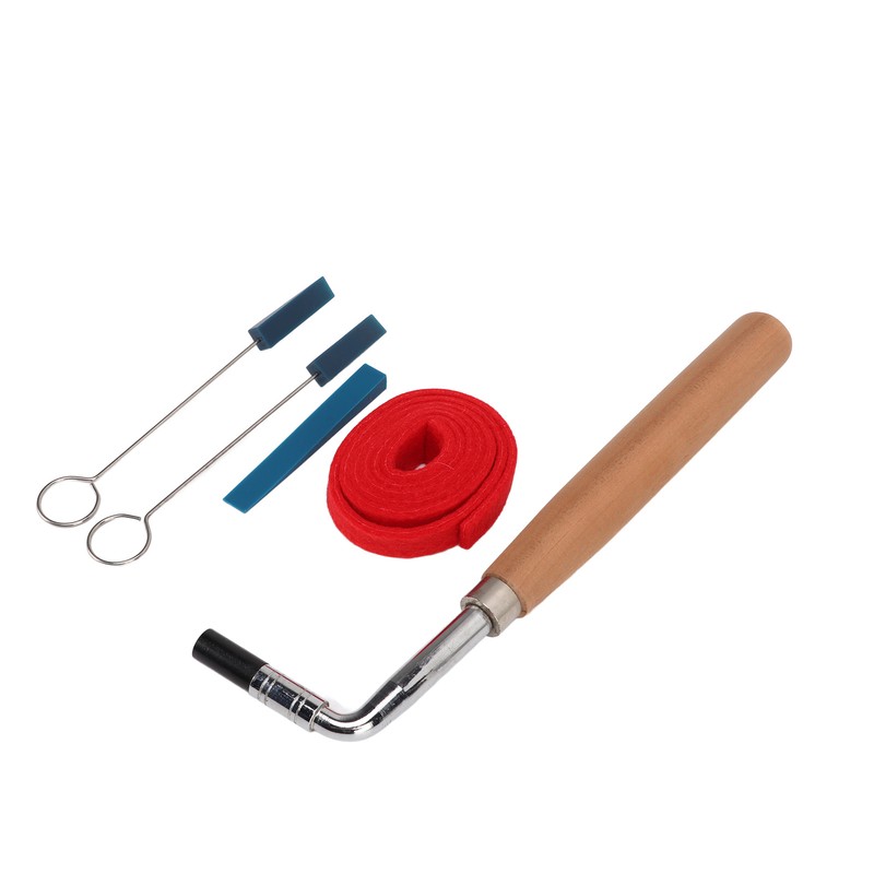 6Pcs Professional Piano Tuner Kit Exquisite Workmanship Complete Tools Easily