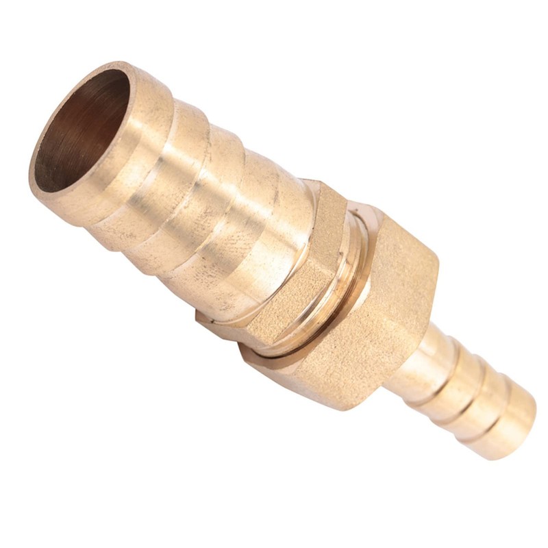 Brass Fitting Hose Barb Tail Reducer Reducing Plug Connector (10-16mm)