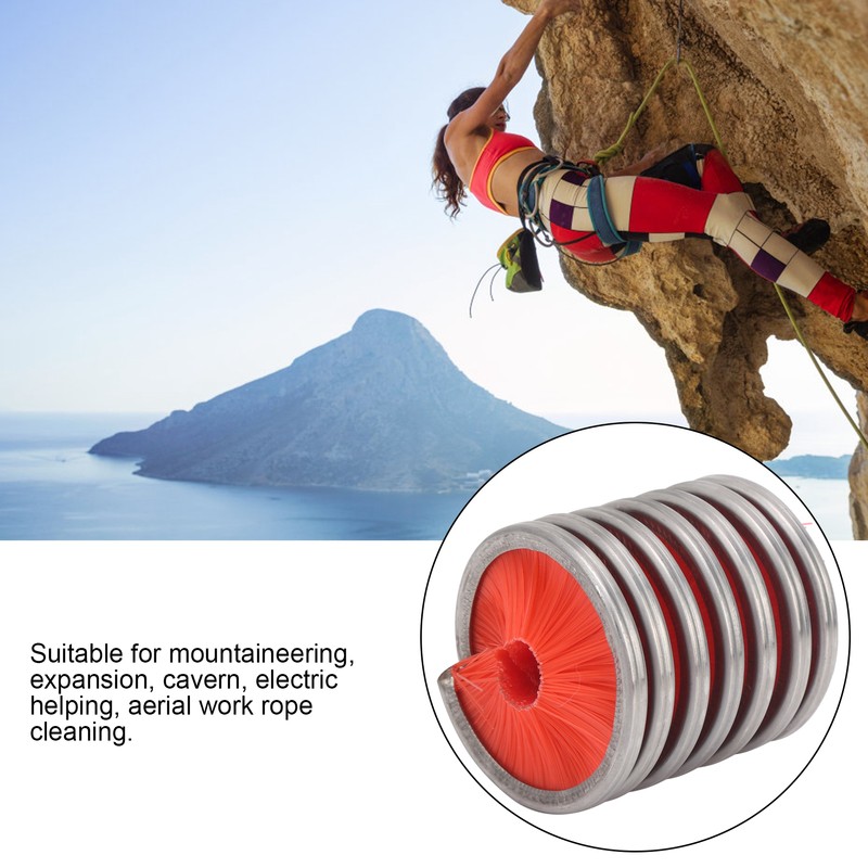 CAMNAL Outdoor Rope Cleaning Brush Climbing Cord Nylon Cleaner Rope