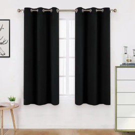 Cortina Blackout Para Ventana 107x160cm 2pzs Habitacion Sala                                                                                          