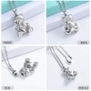 Teddy Bear Cremation Urn Nekclaces Ash Jewellery for Men Women