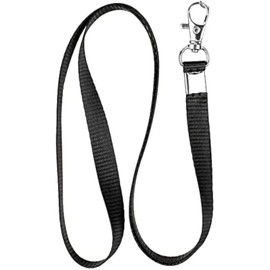 Black Card Lanyard Lanyards Adjustable Lanyards for Neck with Swivel Hook Badge Holders for Office School Business Trip Identity Card Pass Badge Man Woman Student Black Deft Processed