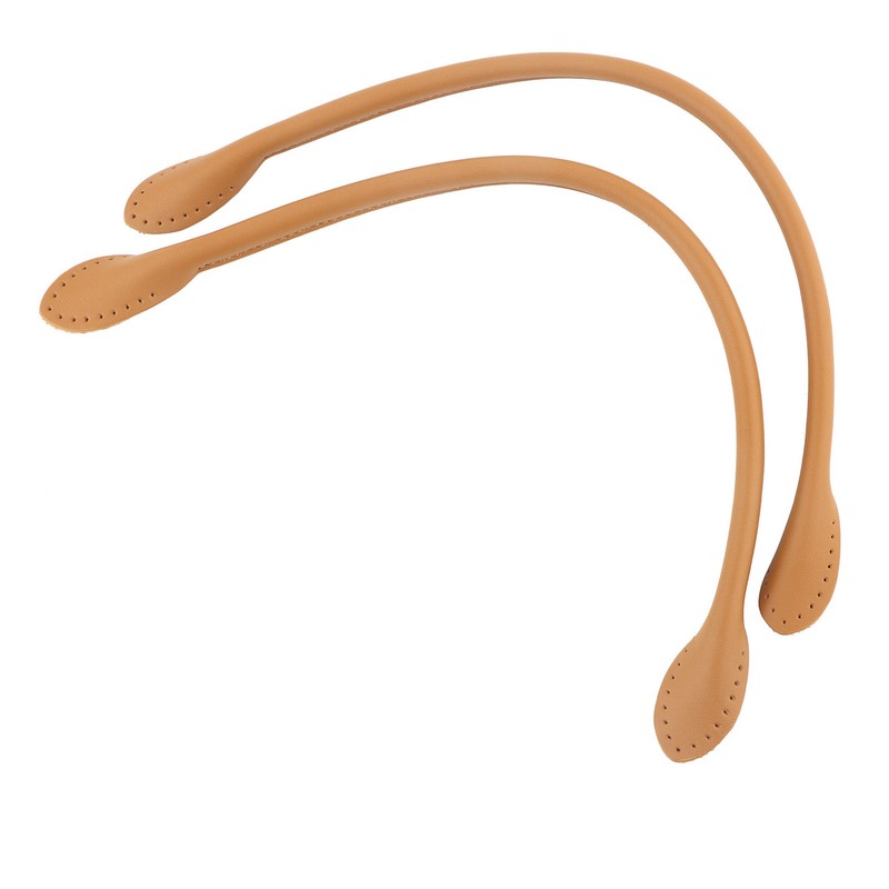2Pcs Genuine Leather Bag Straps Handle for DIY Hand Accessories
