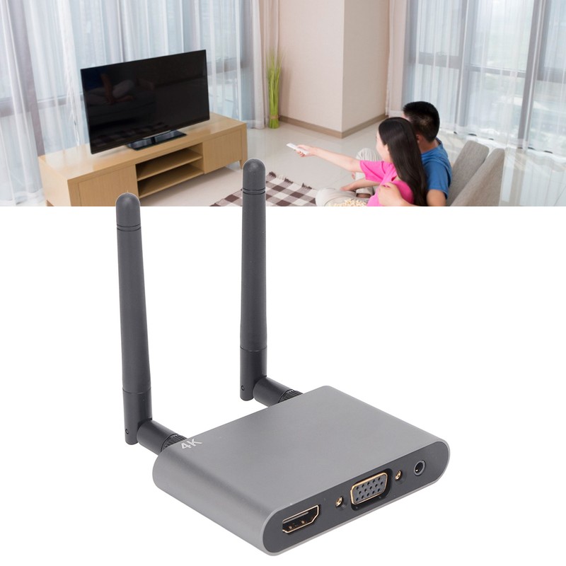 Wireless Display Adapter 4K Support 2.4GHz 5GHz WiFi VGA HD