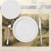 Ambesonne European Place Mats Set of 4, British Town with