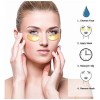 🔥 60 pares parches ojos colágeno hidrogel elimina ojeras Vitaminas