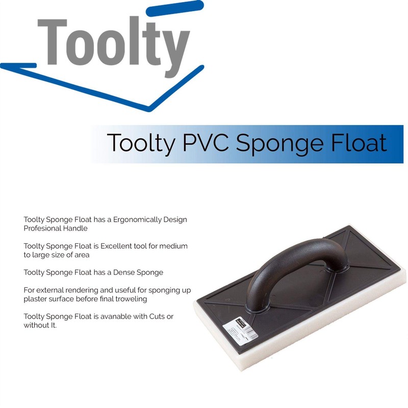 Toolty PVC Sponge Float - 280 x 140mm - Dense