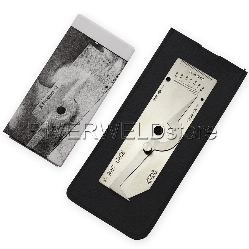 RIVERWELD V-WAC Single Weld Gage Welding Inspection Thread Gauge Metric