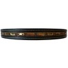Equitem Large Light Topaz Rectangular Crystal Bling Leather English Browband