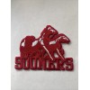 OU Oklahoma SOONERS Vintage Embroidered Iron On Patch 3" X