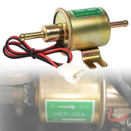 Fuel Pump, Electric Petrol Pump, Universal Electric 12 V HEP-02A Diesel Pump, Car Fuel Pump Universal, High Performance Pressure Diesel Pump, Construction Machine Fuel Pump for Car Vehicle