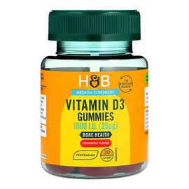 Holland & Barrett Vegetarian Vitamin D 1000 I.U. 25ug 30 Gummies