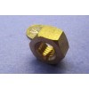 Basic Extra Wide, Heavy, Brass Hex Nuts RH, 9/16"-12 x