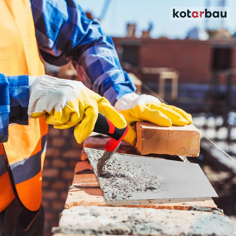 KOTARBAU® Stainless Steel Trapezoidal Trowel 200 mm x 123 mm