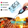 Antonki Fleischthermometer Digitales Bratenthermometer Sofortiges Auslesen Küchenthermometer Außen BBQ Grillthermometer