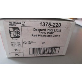 Pass & Seymour 10, Pass & Seymour 1375-220 , Brown Neon Pilot Lights