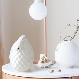 3D Printed Snake Toy with Egg – Realistic Flexible Joints, Lifelike Slithering Design – 12 Inch White Snake – Unique Fidget & Stress Relief Toy for Adults