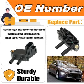 LEVANLIGHT 1786775 Differential Pressure Sensor Exhaust DPF Pressure Sensor Compatible With Ford Focus Mondeo Galaxy 1.6 2.0 2.2 TDCi Mk4 Cmax Kuga Smax