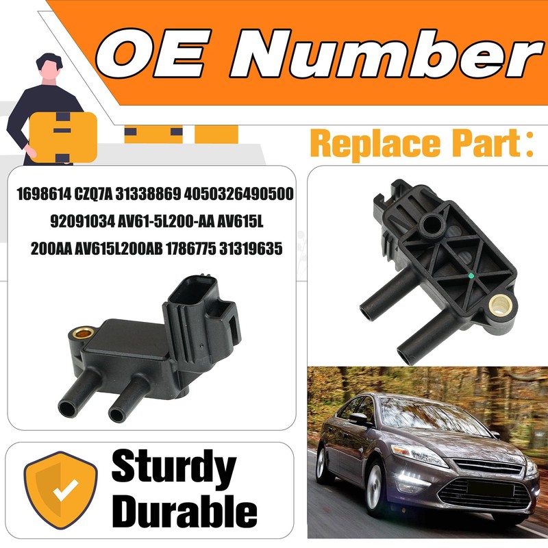 LEVANLIGHT 1786775 Differential Pressure Sensor Exhaust DPF Pressure Sensor Compatible