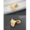 TARATI 2pcs Ginkberry Leaf Style Door Knobs Drawer Pulls Antique