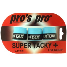 Generisch Pros Pro Super Tacky Plus 3 Blue Tennis Grip Tape