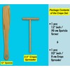 Kuchengerate 3.5 inc Crepe Spreader and 12 inc Wooden Spatula