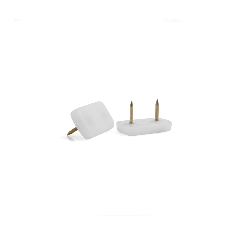 Design61 16x Furniture Gliders Plastic Glides 30 x 18 mm
