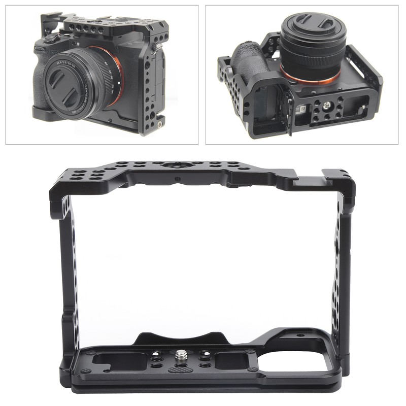 Camera Video Protective Cage Aluminum Alloy Shooting Extension Bracket for