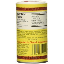 Cavender All Purpose Greek Seasoning 3.25 OZ (Pack of 2)
