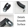 25Pcs 6mm Rubber Cushioned Cable Clamps 304 Stainless Steel Hose