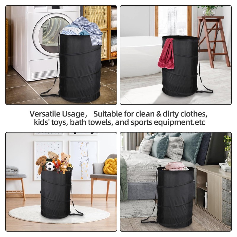BATTOO Extra Large 107L Strong Laundry Hamper 17.5" x 27"