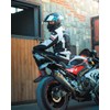 BORLENI Motorcycle Jacket Summer Men's Breathable Armour Protection High Gloss