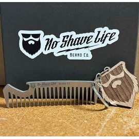 Titanium Beard Comb with Free OG Beard Keychain!