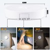 Electight Upgraded Motion Sensor Light, 8 LEDs, 3 Pack Rechargeable,