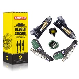 Sangyue 4X Oxygen O2 Sensor for 2004 2005 2006 Infiniti QX56 5.6L; 2004-2006 Nissan Titan 5.6L Upstream + Downstream