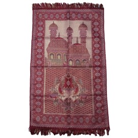 Muslim Prayer Mat Lightweight Thin Sajadah Carpet Islam Eid Ramadan Gift