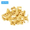 QUARKZMAN Pack of 100 U-shaped pipe clamps, PPR pipe clamps,