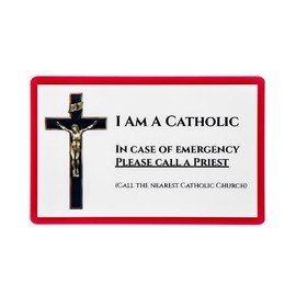 I Am a Catholic, In Case of Emergency Please Call a Priest: Pocket PrayerFulls: Durable Wallet Prayer Card (25)